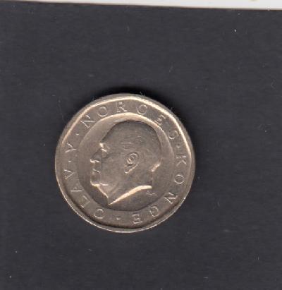Beschrijving: 10 Kroner OLAV V  